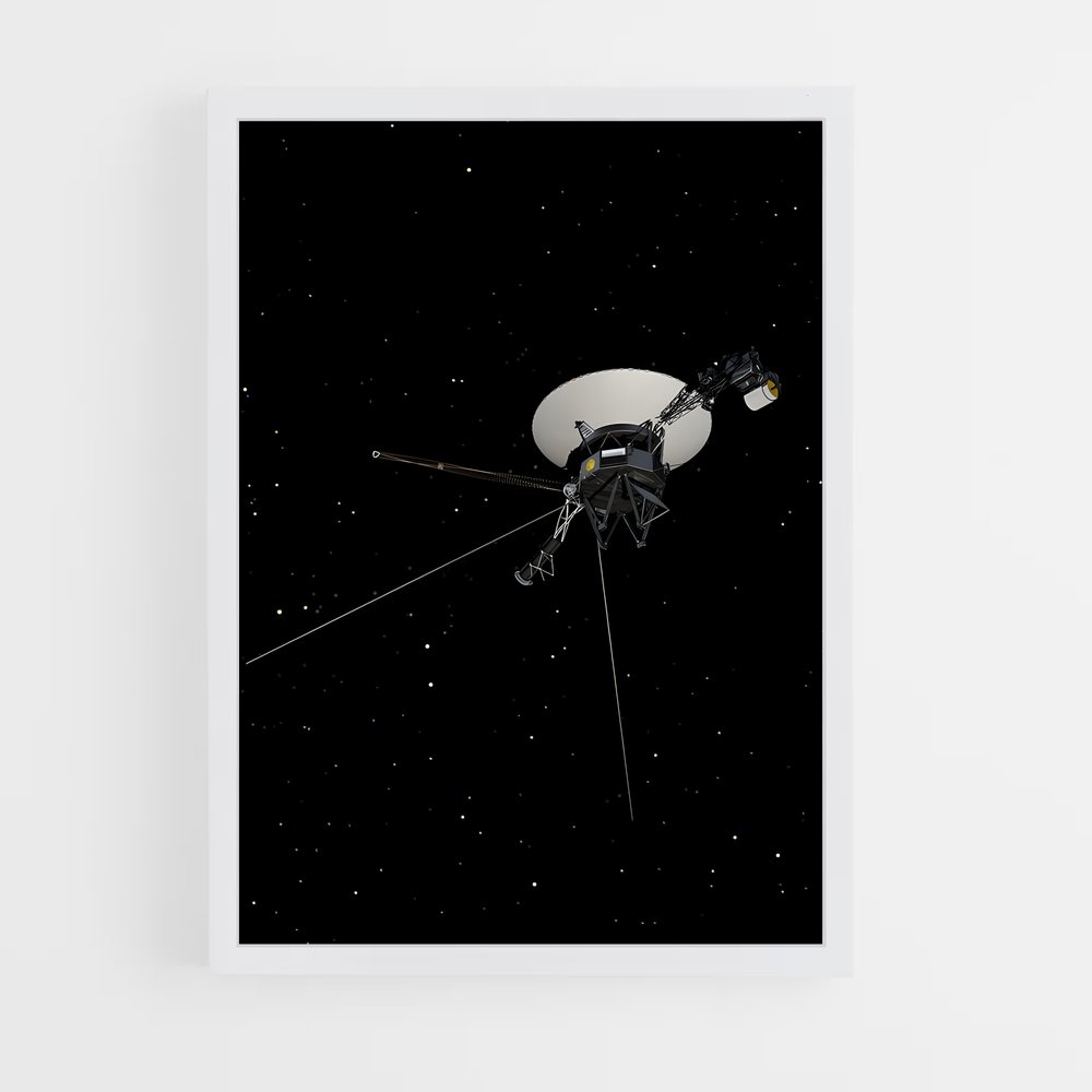 Poster Constellation Voyager – affiche Missions spatiales (vue 3)